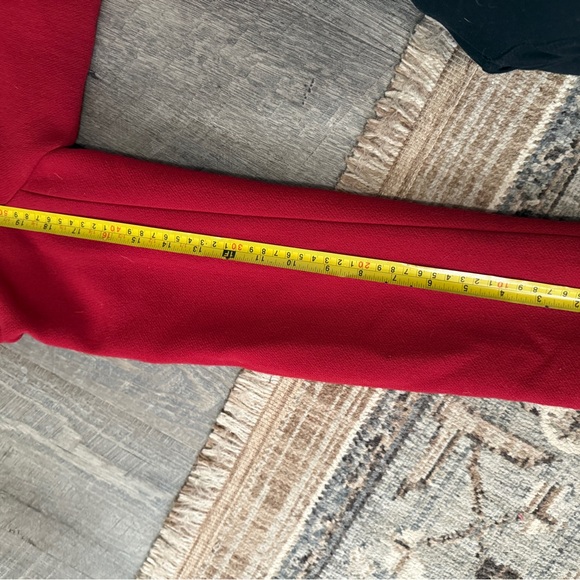 J. Crew Women's Bold Red Pea Coat - Picture 9 of 10